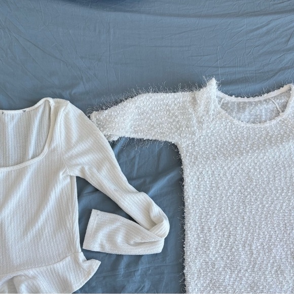 Tops - Bundle of 2 White tops (size S)